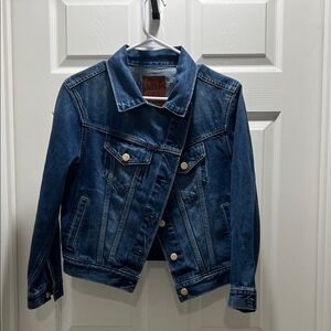 Cult Gaia x Gap Collab Asymmetrical Blue Denim Jacket